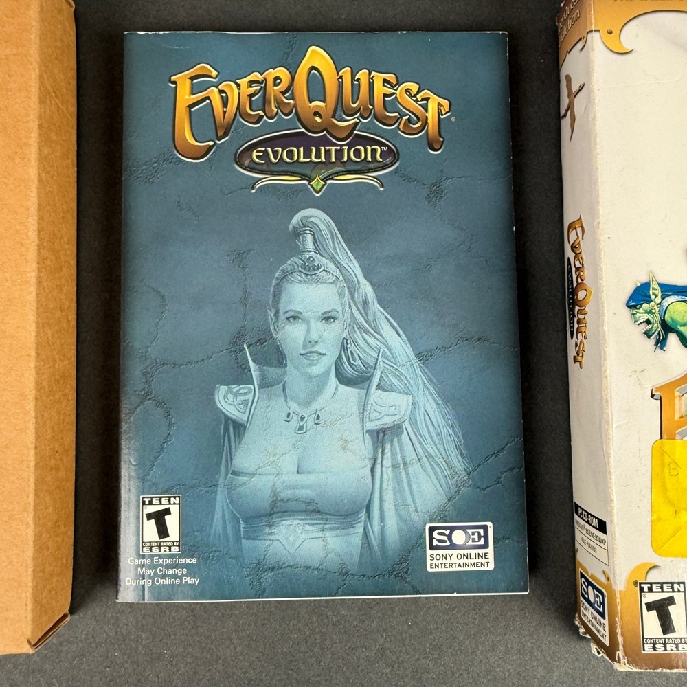 Sony EverQuest Evolution PC CD-ROM Game Toy 3-Disc Set Expansion Pack Boxed - Picture 3 of 11